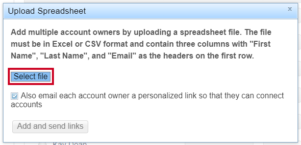 Click Select File
