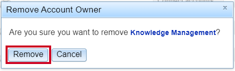 Confirm remove account owner