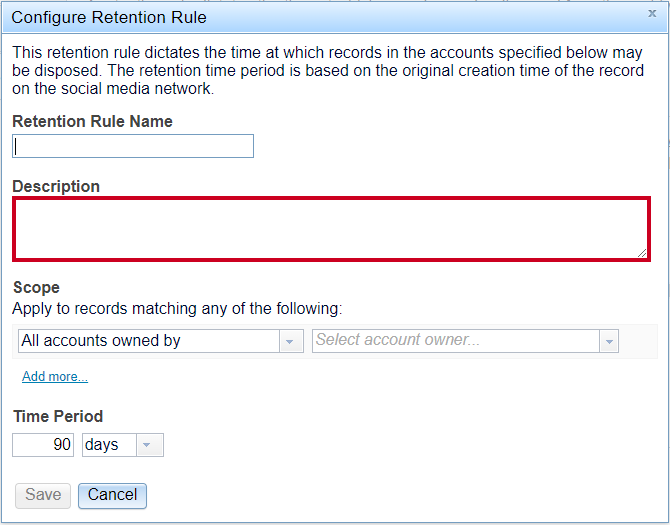 Add retention Rule description.