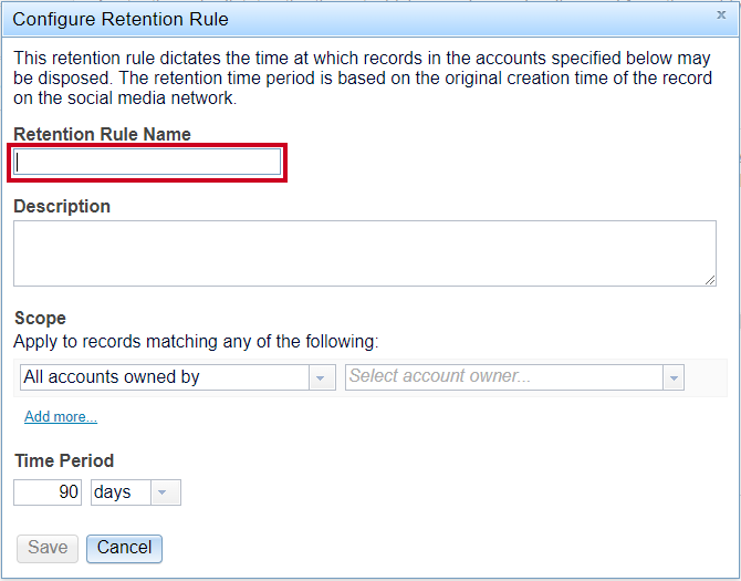 Name Retention Rule.