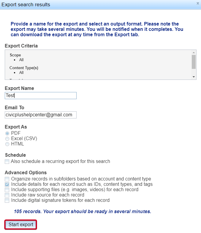 start export button highlighted in the export search results modal.png