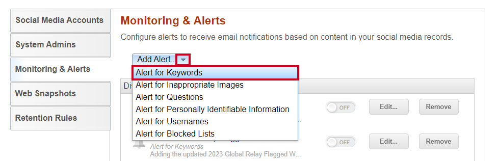 Alert for keywords drop down.png