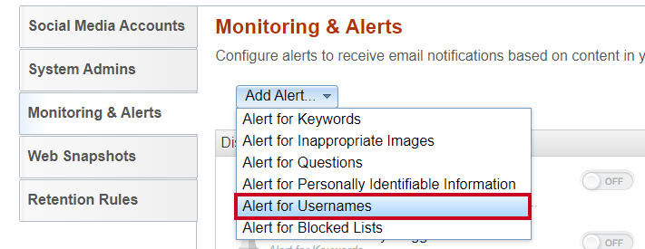 Alert for usernames dropdown option.png