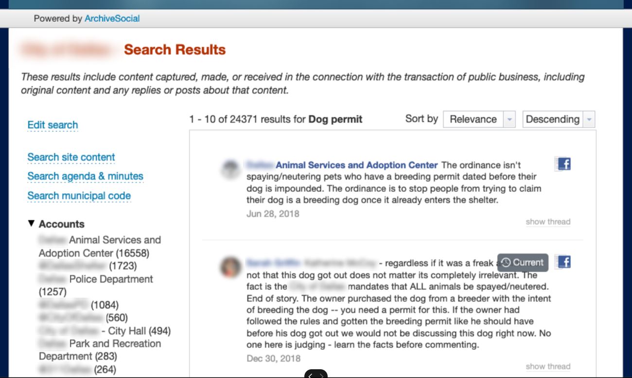 Open Archive Search Integration.