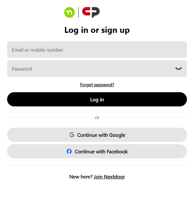 Archive Social Nextdoor Popup Log In.png