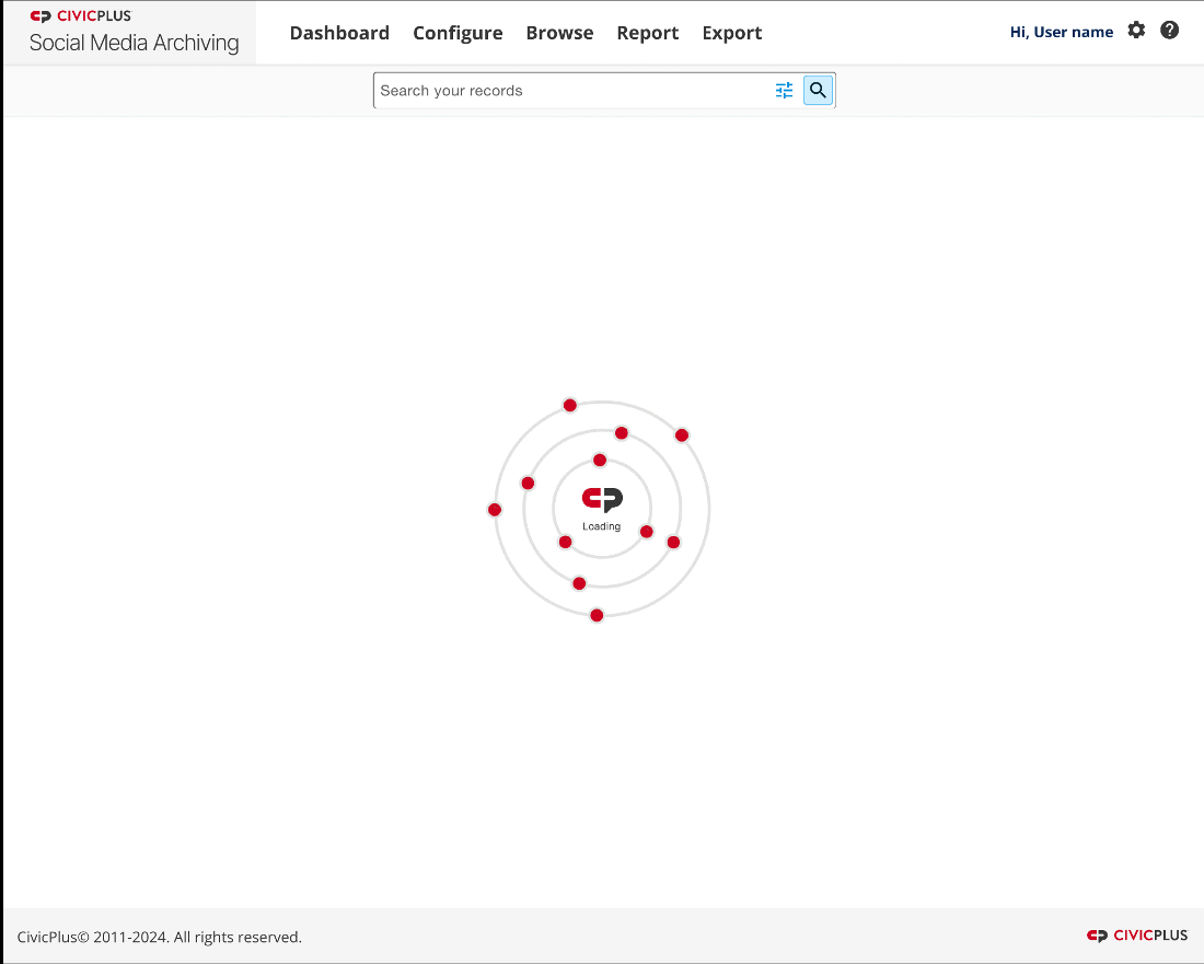 An example loading animation.